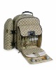 picnic backpack for 2 persons with full dinnerware