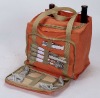 picnic backpack for 2 persons with full set of dinnerware