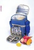 picnic bag/picnic trolly /picnic backpack with full dinner set for 2/4 persons