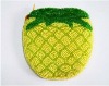 pineapple fruit beaded coin purse wallet