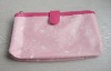 pink 300D cosmetic bag with mag snap
