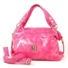 pink and beautiful lady bag cool lady's PU handbag