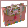 pink artpaper shopping bag