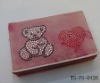 pink bear designed wallet/purse