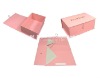 pink collapsible paper cardboard comestic gift  box