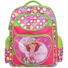 pink cute girls nylon school backpack