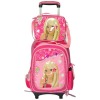 pink cute school trolley bag 2012 new arrival