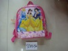 pink girl character small backpack bag