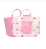 pink high quality eco-friendly nonwoven bag