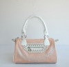 pink ladies'  elegant handbag