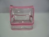 pink large space cosmetic pvc bag