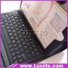 pink leather case bluetooth keyboard for ipad 2