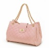 pink leather shoudler handbag wholesale wedding purses