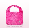 pink loop foldable shopping bag