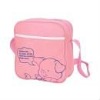 pink messenger bag