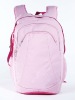 pink polyester cute girl's school backpack school