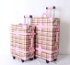 pink retro suitcase
