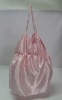 pink silk wedding gift drawstring bag