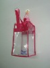 pink stripes gift bags