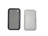 plain color rubberized cover case for iphone 3G/3GS