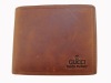 plain pu leather wallet men