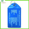 plastic Laggage Card for bag hanging