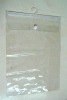 plastic garment bags with hook and button for packing cloth