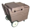 plastic ice cart , rotomolded ice storage cart