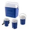 plastic insulated ice cooler box 4cs in 1