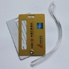 plastic luggage tag