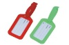 plastic luggage tag