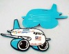 plastic luggage tag