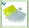 plastic name card holder book