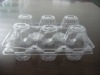 plastic transparent egg tray