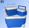 plastic trolley cooler box set 47/8/5L