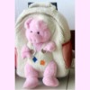 plush backpack trolley(school backpack,plush toy animal bags)