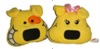 plush dog yellow Coin purses