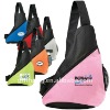 polychrome backpack sling bag