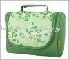 polyester cosmetic bag green