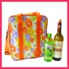 polyester family picnic handle lunch box cooler bag(DYJWCLB-019)