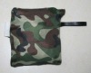 polyester folding bag with pouch