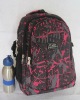 polyester functional printed sports backpack laptop backpack