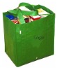 polyester green shopping bag