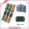 polyester luggage belt with lock