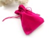 polyester microfiber fabric pouches with drawstring