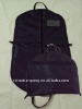polyester/nylon garment covers bags with PVC card pocket