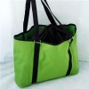 polyester travel drawstring tote bag