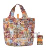 polyester wholesale gift bag, eco friendly fashional reusable promotion bag