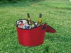 polyester wine and cheese set cooler bag
