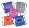 polyster drawstring bag with PVC